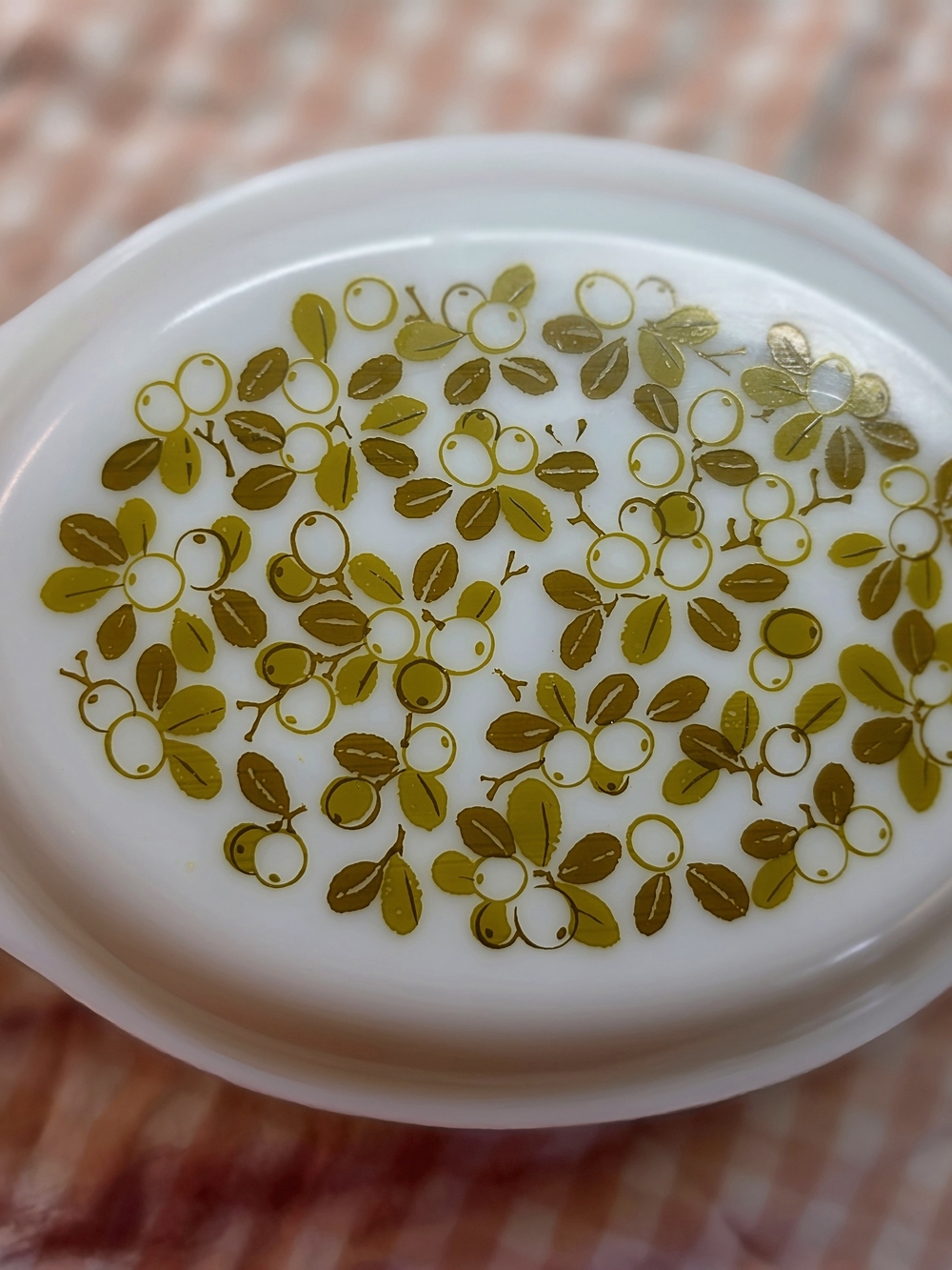 Vintage Pyrex Verde Green Olive Casserole 043 1.5 Qt